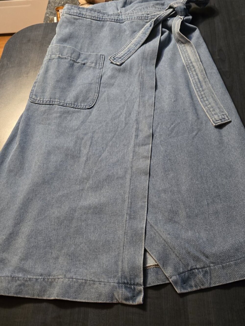 New Stella Apron Denim Dress Large - Picture 5 of 11